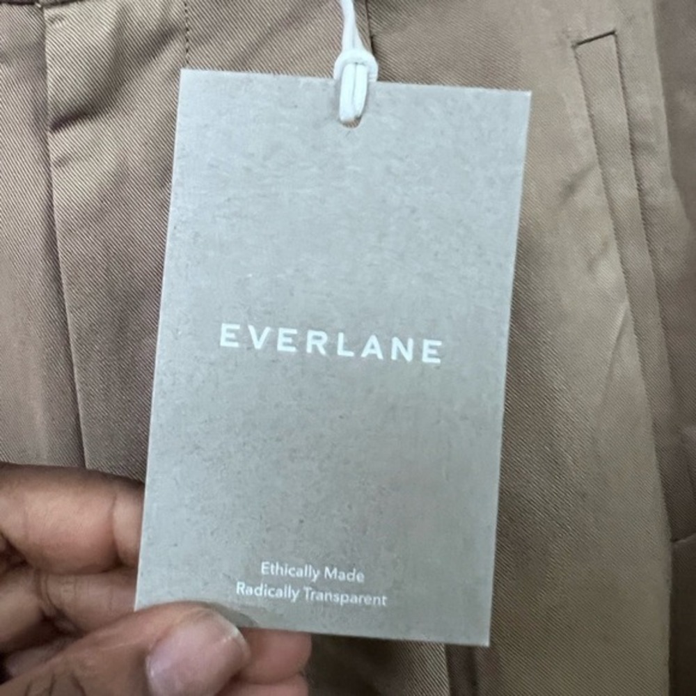 Everlane The Way-High Drape Pant NWT‎ in ash brown size 2 - Picture 3 of 8